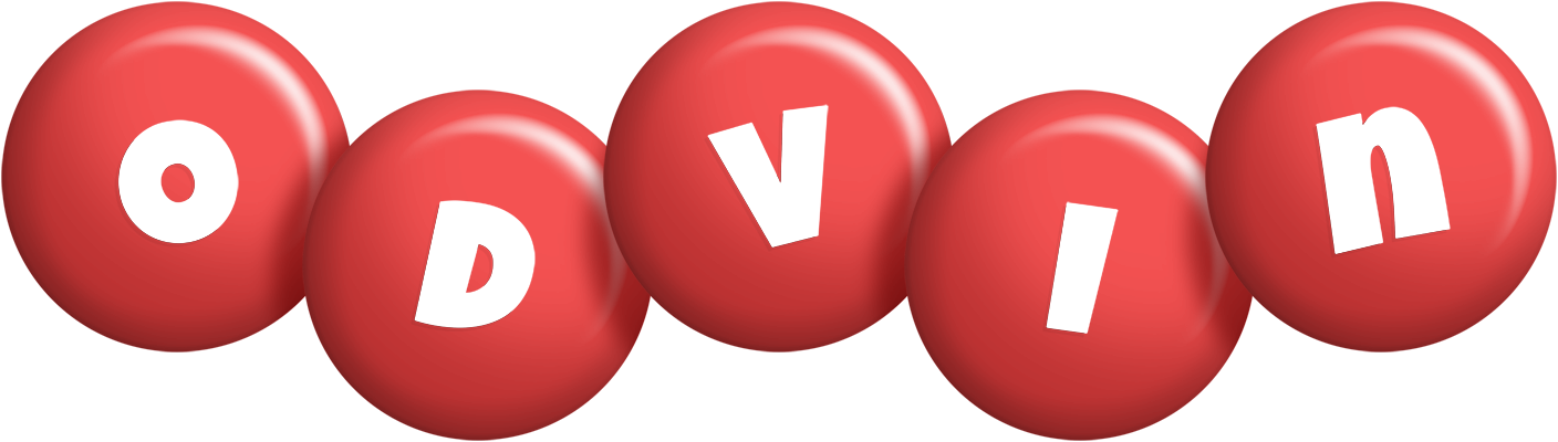 Odvin candy-red logo