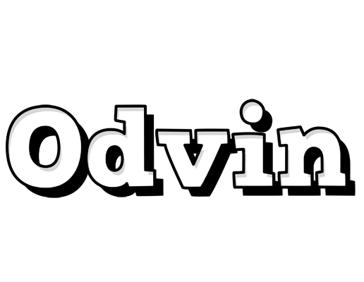 Odvin snowing logo