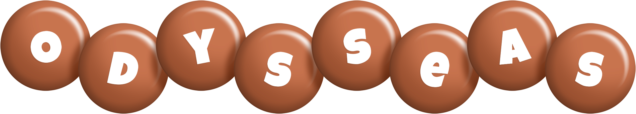 Odysseas candy-brown logo
