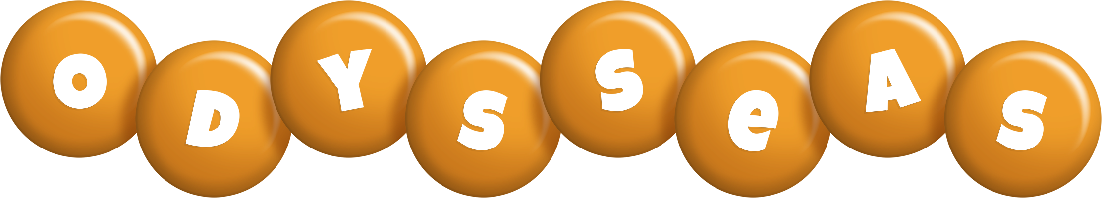 Odysseas candy-orange logo