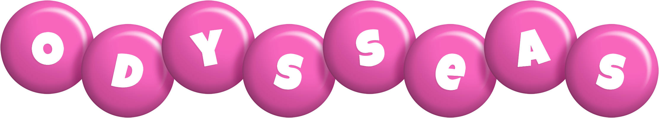 Odysseas candy-pink logo