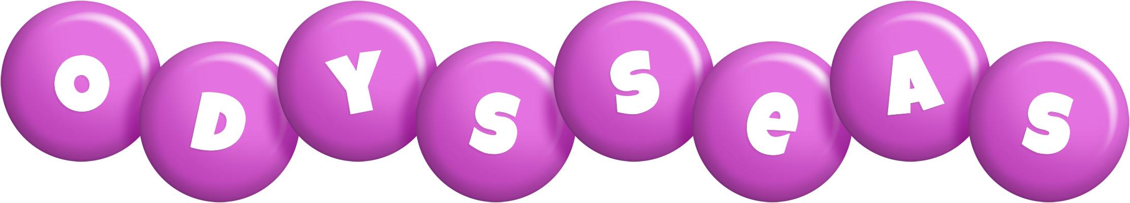 Odysseas candy-purple logo