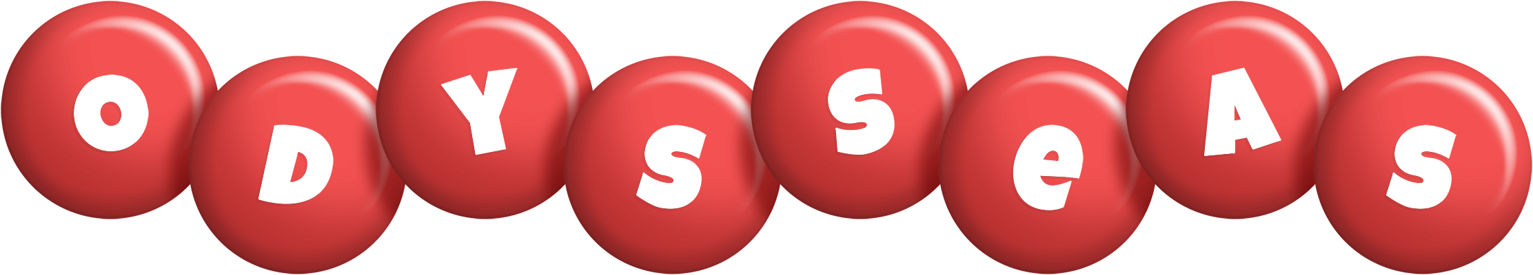 Odysseas candy-red logo
