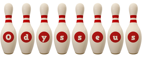 Odysseus bowling-pin logo