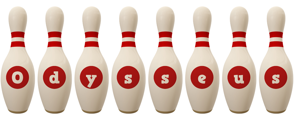 Odysseus bowling-pin logo
