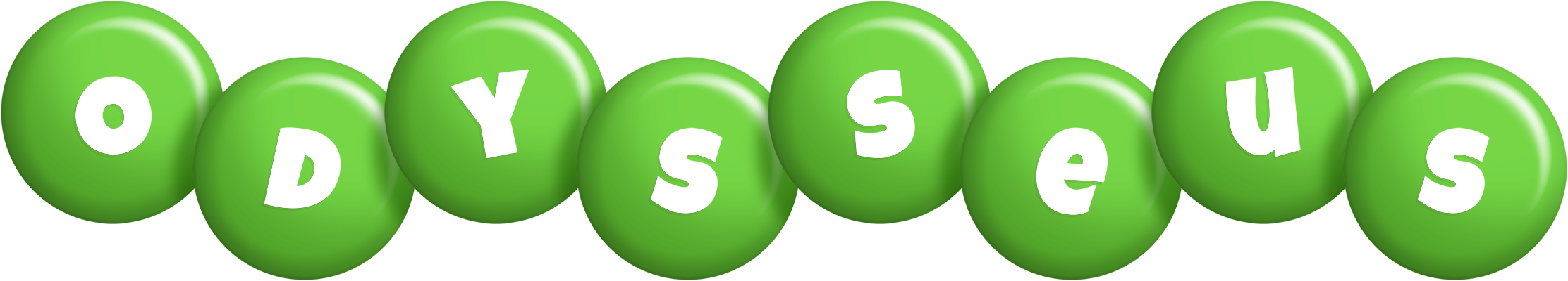 Odysseus candy-green logo