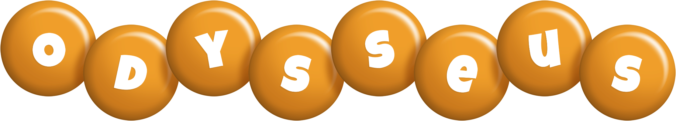 Odysseus candy-orange logo