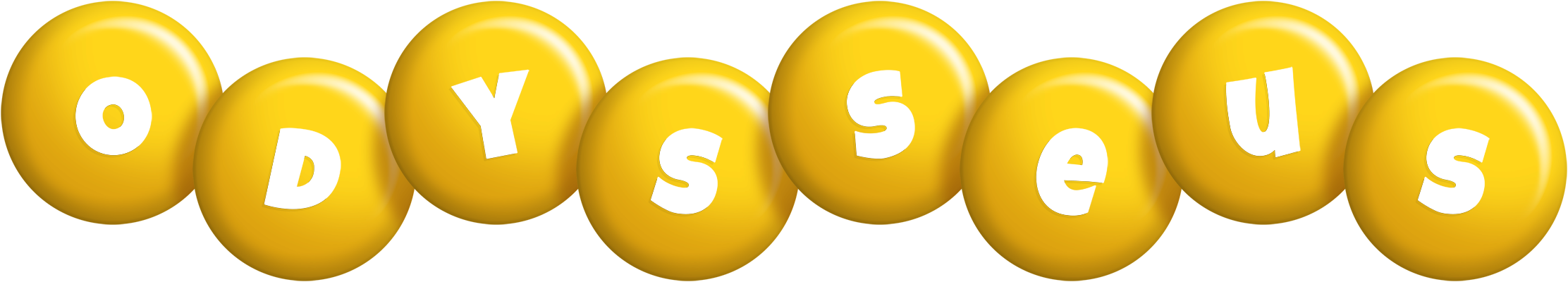 Odysseus candy-yellow logo