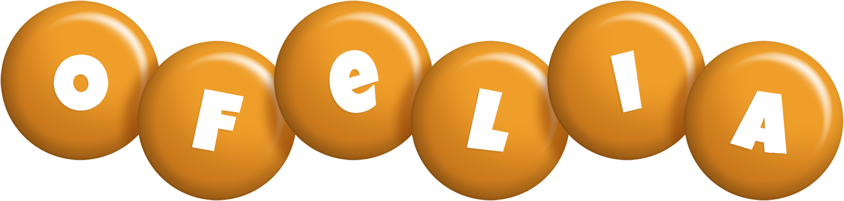 Ofelia candy-orange logo