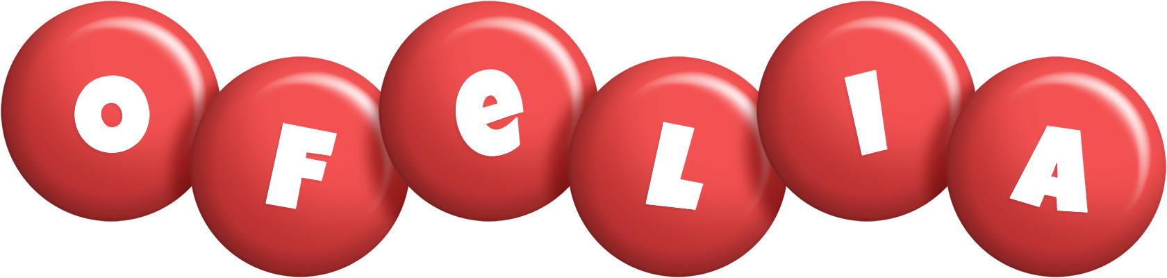 Ofelia candy-red logo
