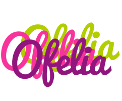 Ofelia flowers logo