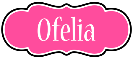 Ofelia invitation logo