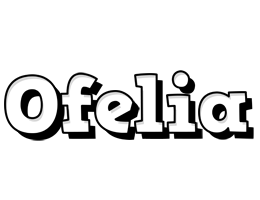 Ofelia snowing logo