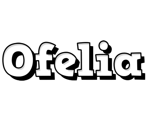 Ofelia snowing logo