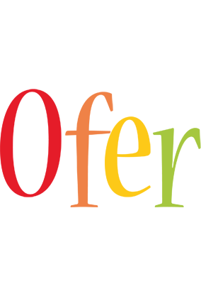 Ofer birthday logo