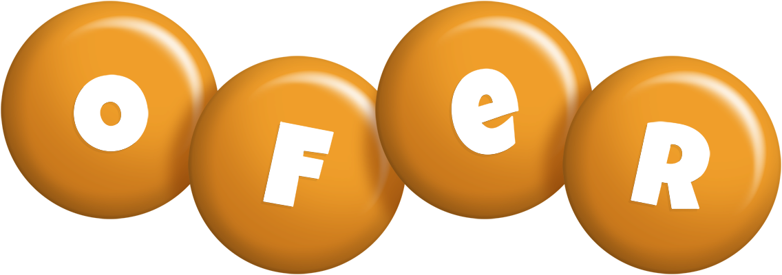 Ofer candy-orange logo