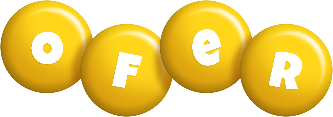 Ofer candy-yellow logo