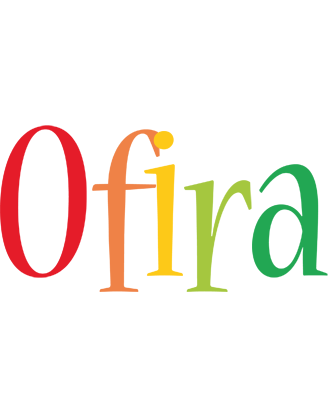 Ofira birthday logo