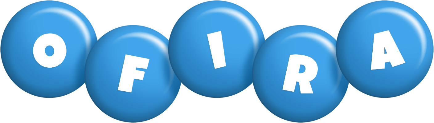 Ofira candy-blue logo