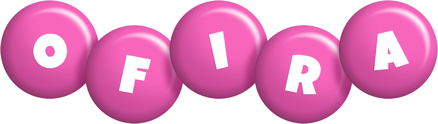 Ofira candy-pink logo