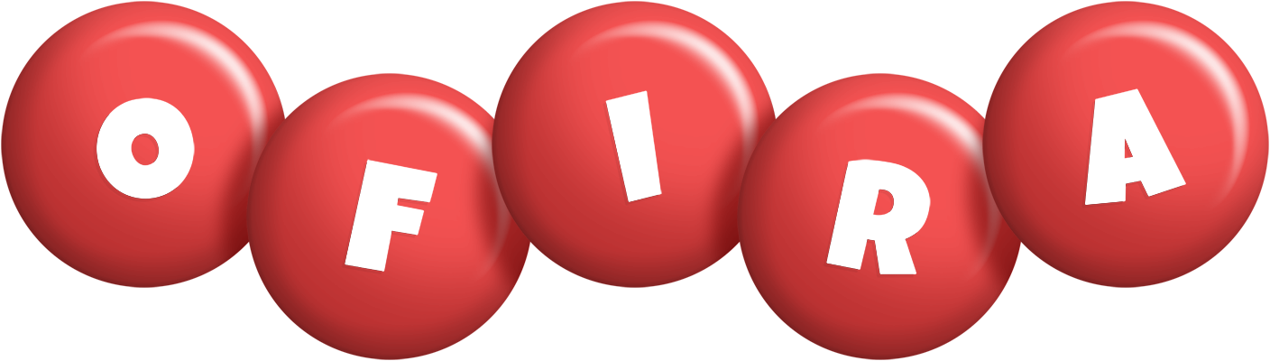 Ofira candy-red logo