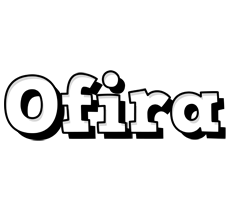 Ofira snowing logo