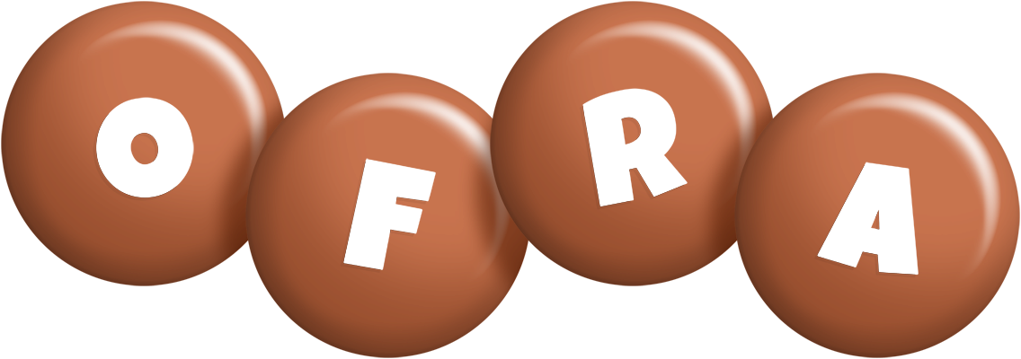 Ofra candy-brown logo