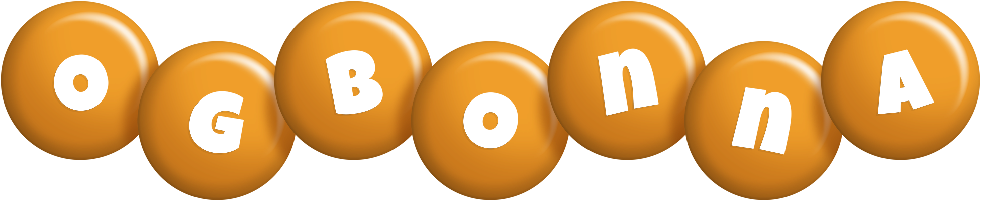 Ogbonna candy-orange logo
