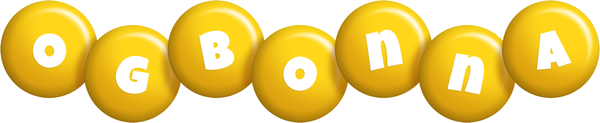 Ogbonna candy-yellow logo