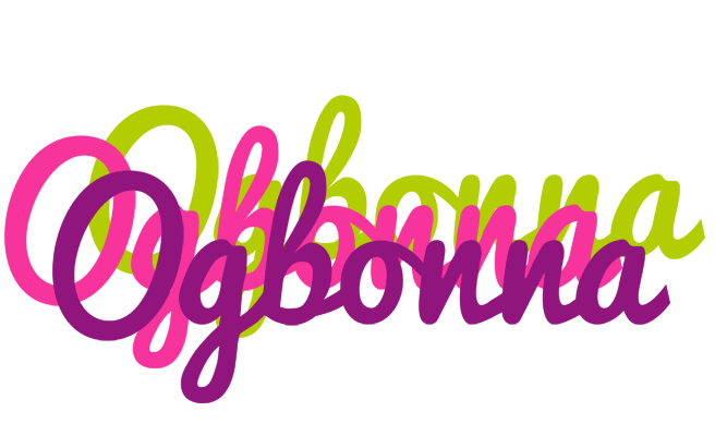Ogbonna flowers logo