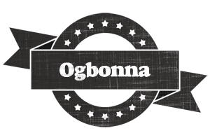 Ogbonna grunge logo