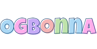 Ogbonna pastel logo