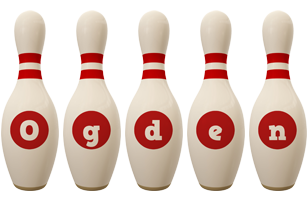 Ogden bowling-pin logo