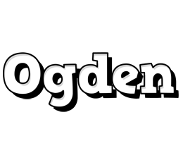 Ogden snowing logo