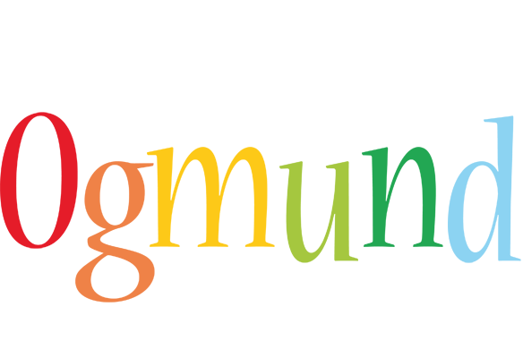 Ogmund birthday logo