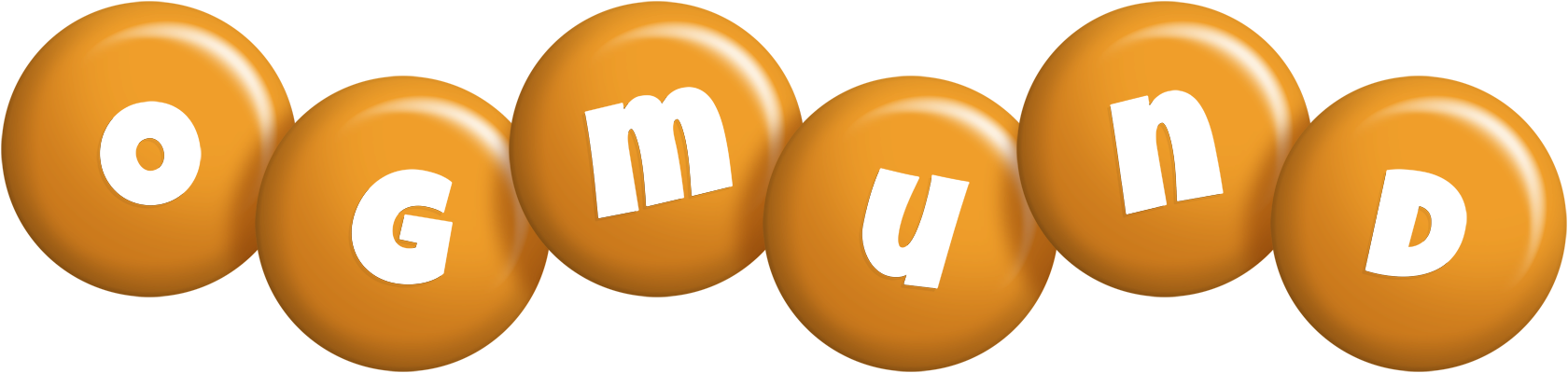 Ogmund candy-orange logo