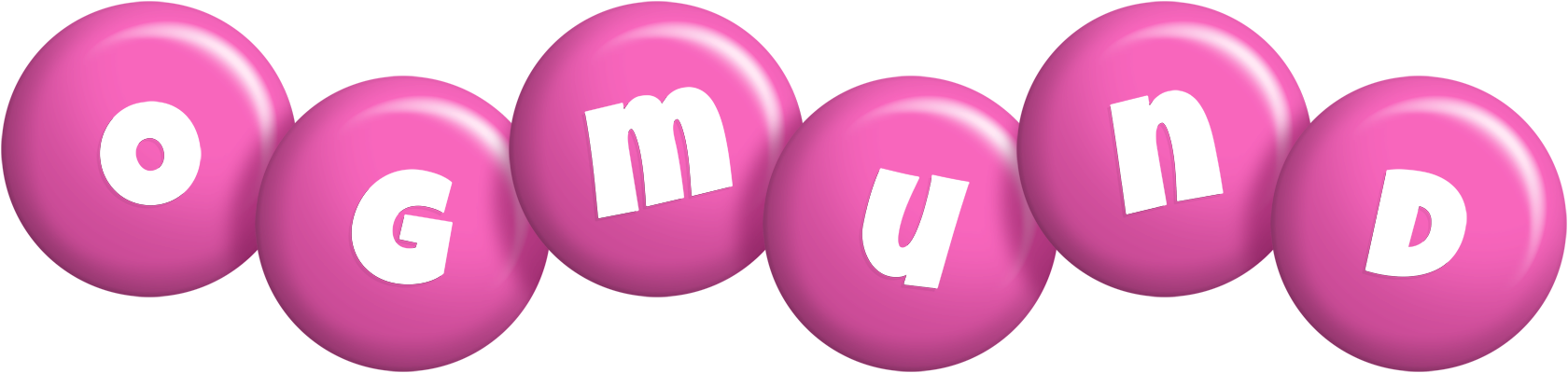 Ogmund candy-pink logo