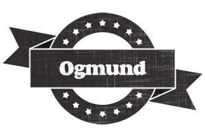 Ogmund grunge logo