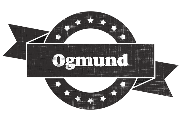 Ogmund grunge logo