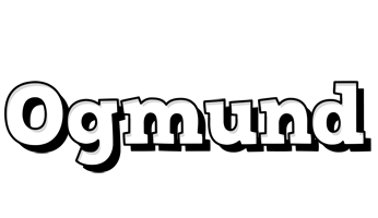 Ogmund snowing logo