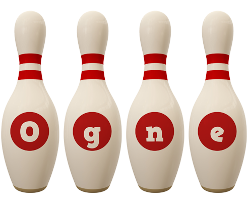 Ogne bowling-pin logo