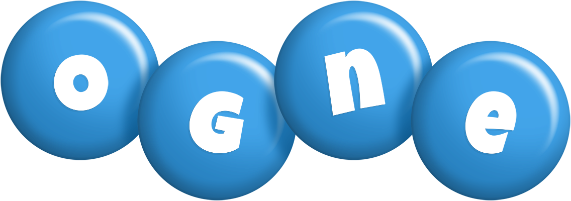 Ogne candy-blue logo