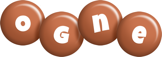 Ogne candy-brown logo