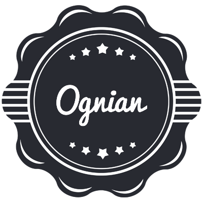 Ognian badge logo