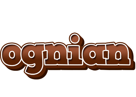 Ognian brownie logo