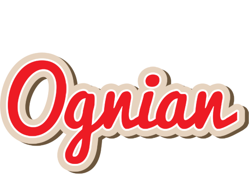 Ognian chocolate logo
