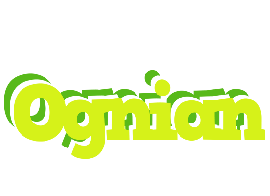 Ognian citrus logo