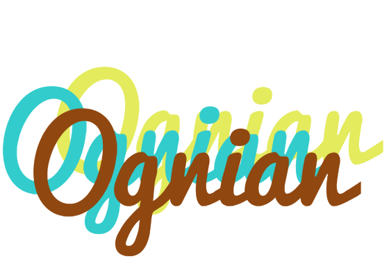 Ognian cupcake logo