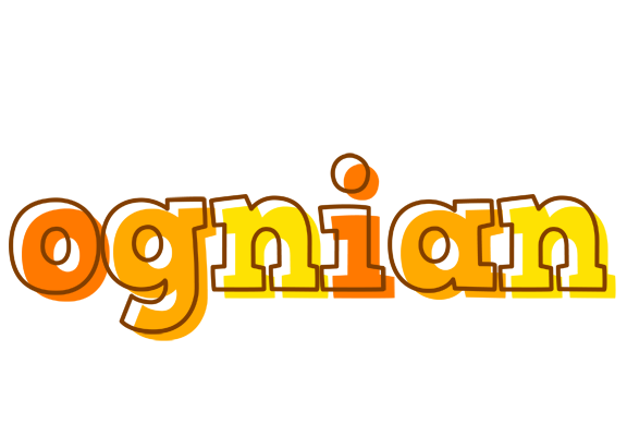 Ognian desert logo