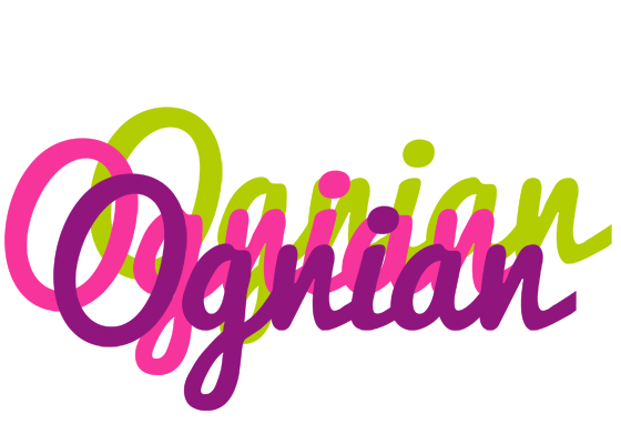 Ognian flowers logo